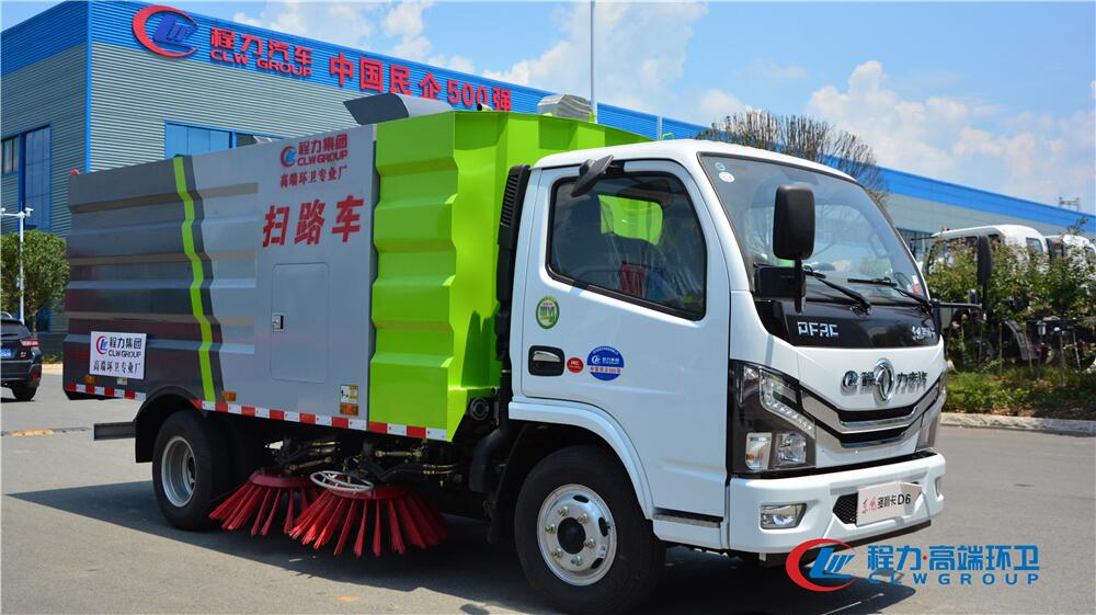 5噸掃路車-東風多利卡小型國六5立方掃路車廠家價格