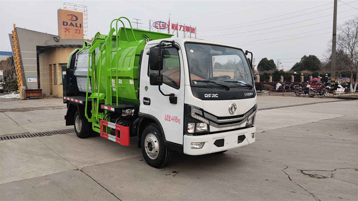 8方藍牌餐廚垃圾車  東風(fēng) 東茂新款做工